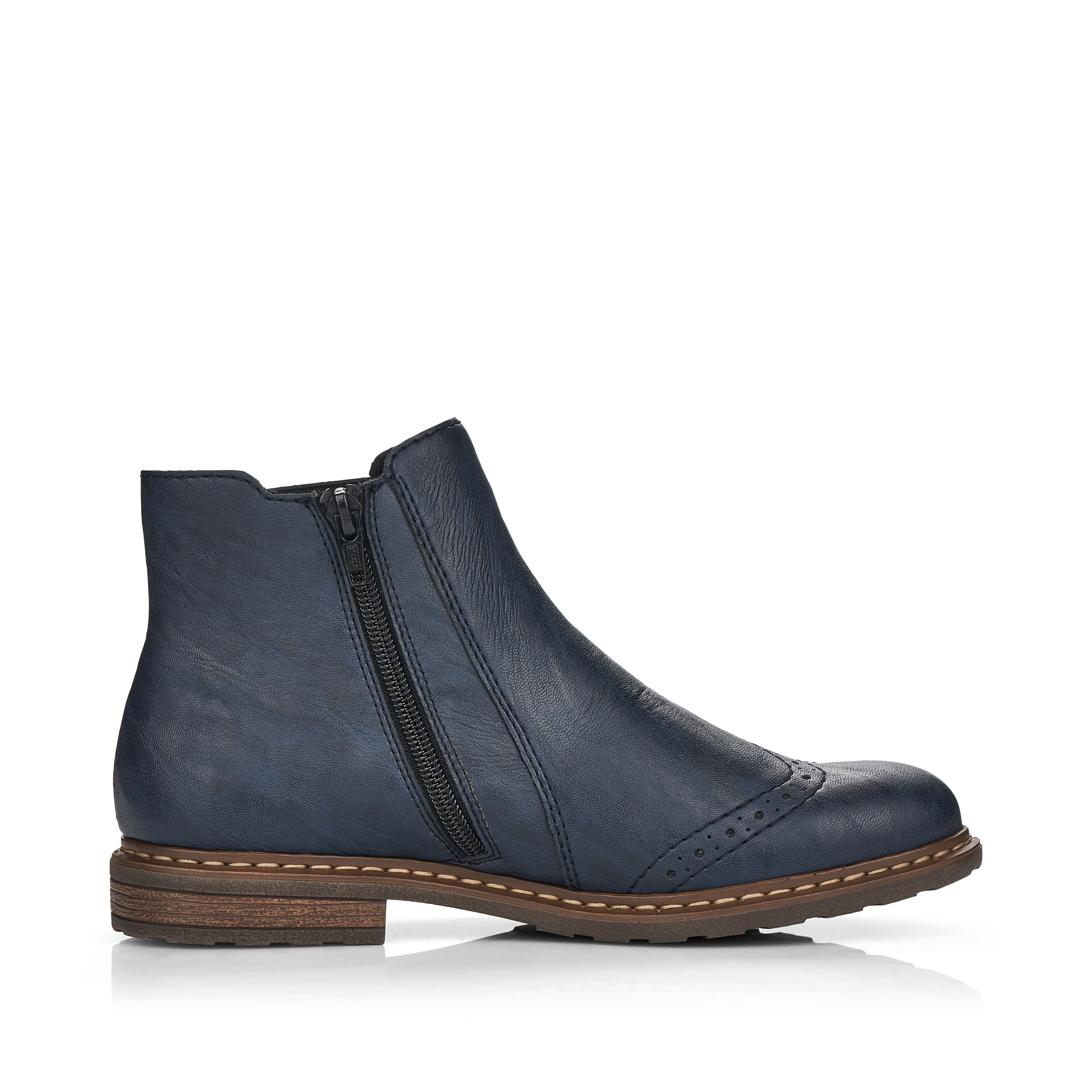Rieker Damen Chelsea Boots marineblau