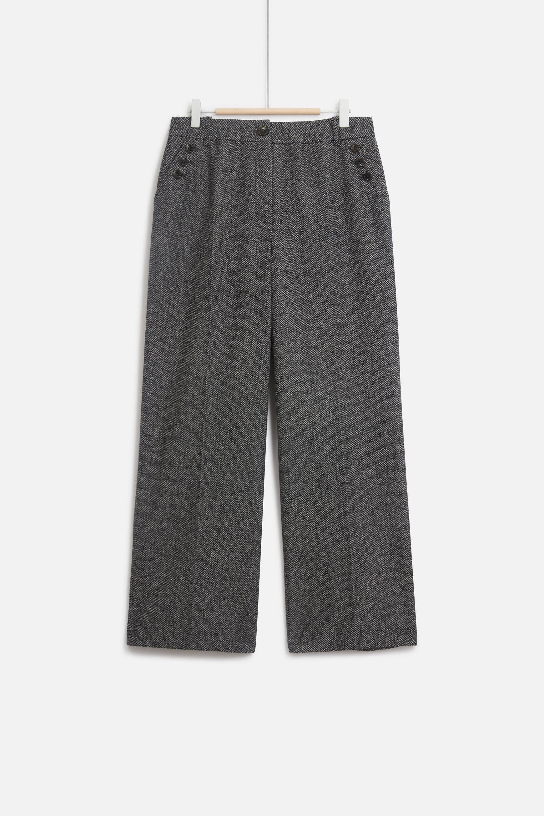pantalon gavin gris fonce femme