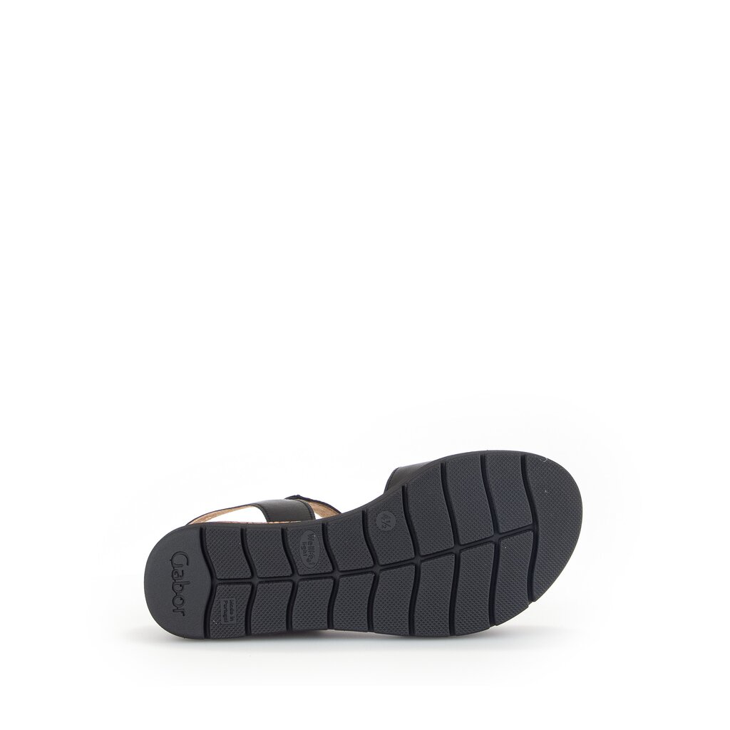 Gabor comfort Keilsandalette schwarz
