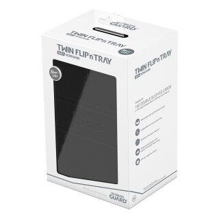Ultimate Guard Twin Flip`n`Tray 160+ XenoSkin Monocolor - Schwarz