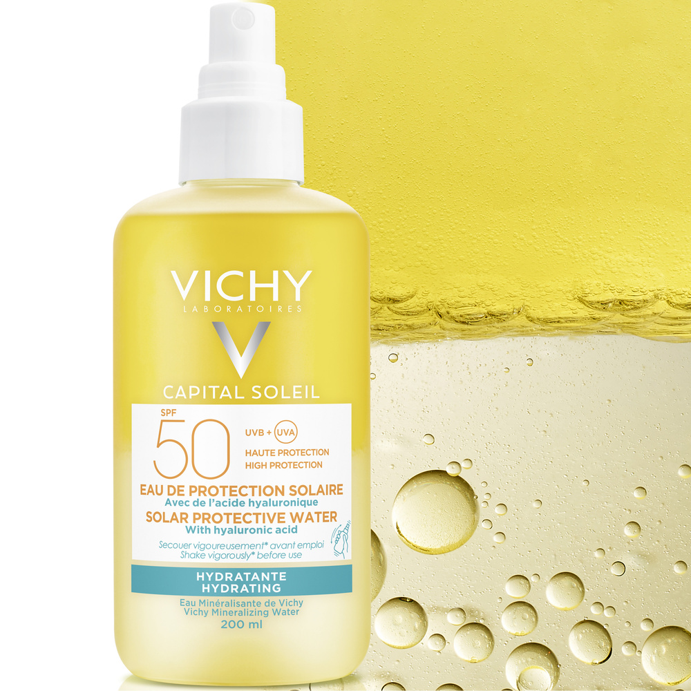 Vichy CS  EAU DE PROTECTION HYDRATANTE SPF 50 Eau de protection solaire hydratante SPF50