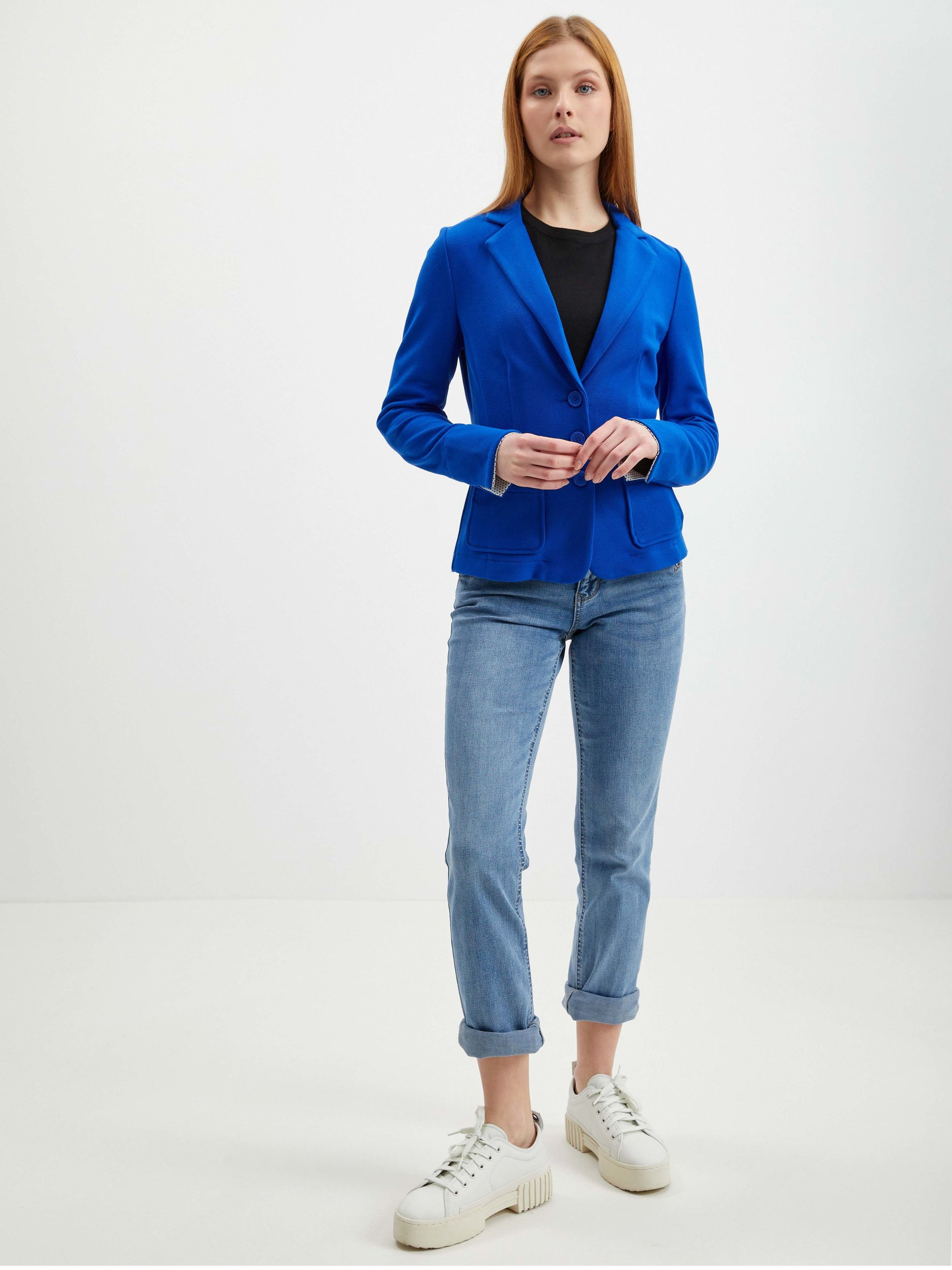 Blaue Damenjacke ORSAY