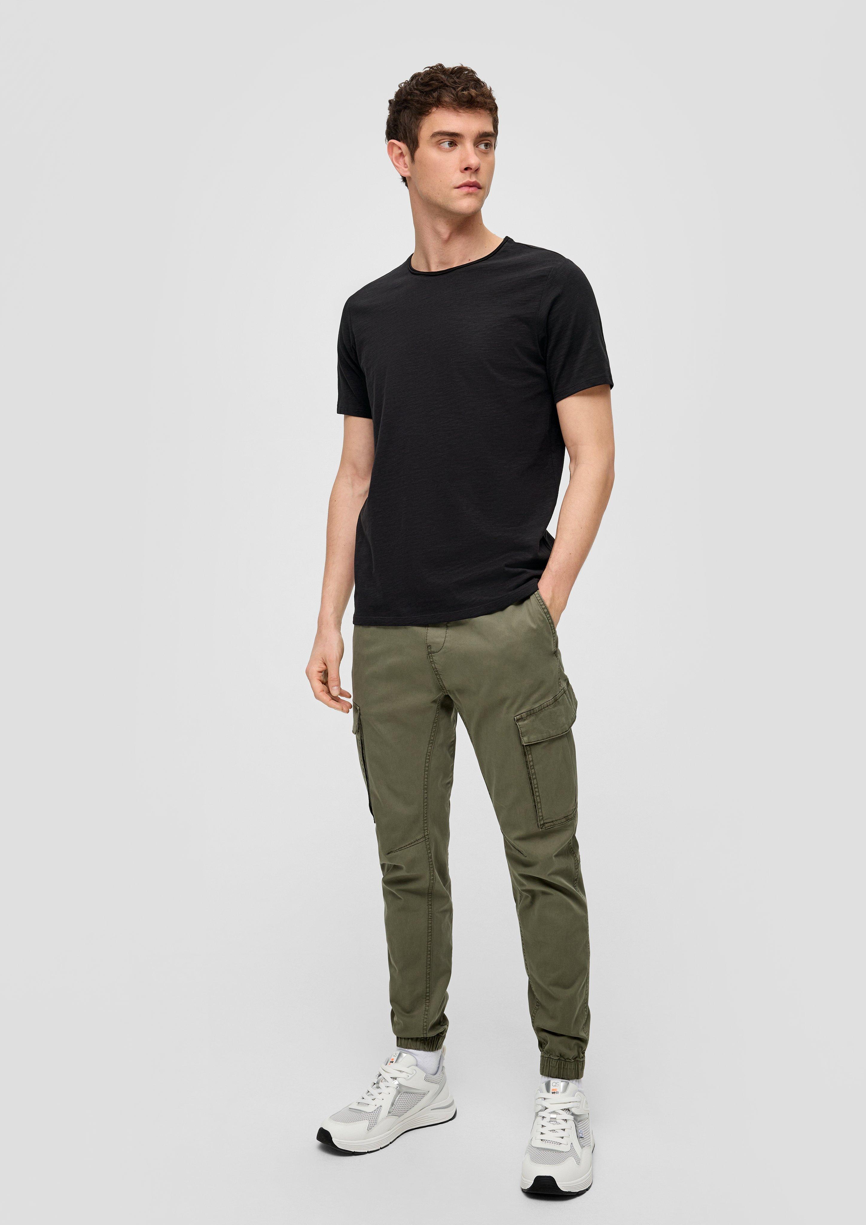 Baumwollshirt mit Flammgarn-Struktur  2141633-9999