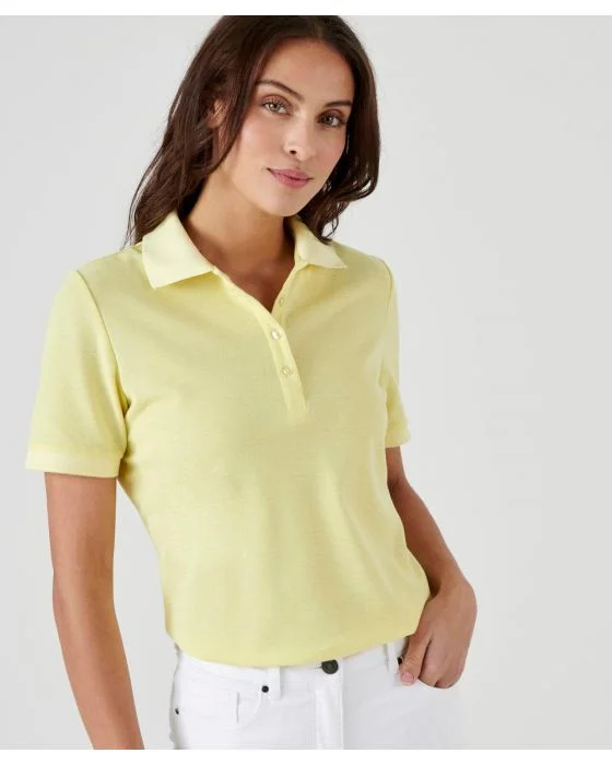 Polo maille piquée