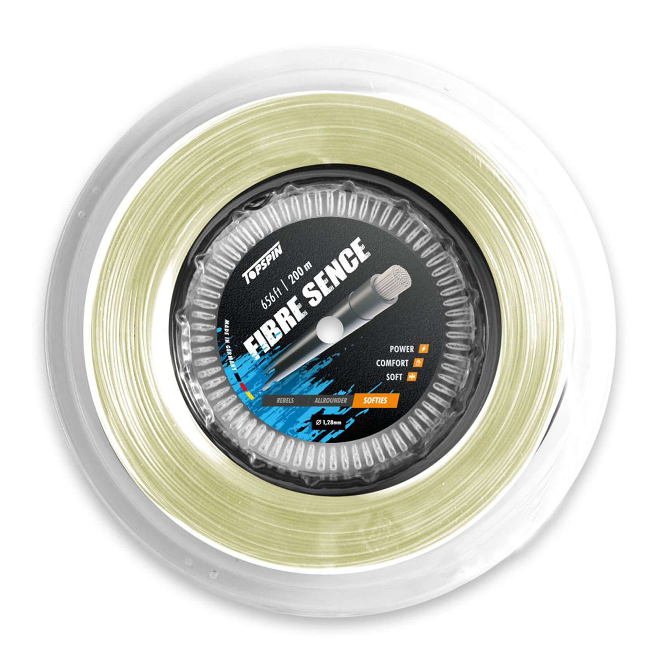 Fibre Sence 200m Saitenrolle - Nude