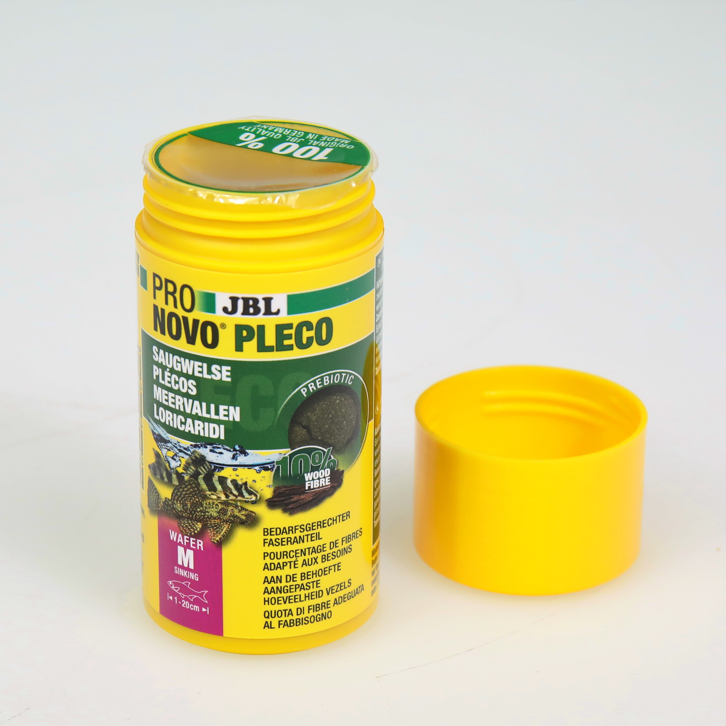 JBL Hauptfutter JBL PRONOVO PLECO WAFER Futtertabletten für herbivore Saugwelse M 100 ml