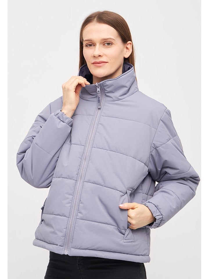 Derbe Wende-Regenjacke in Lavendel/ Aubergine günstig kaufen