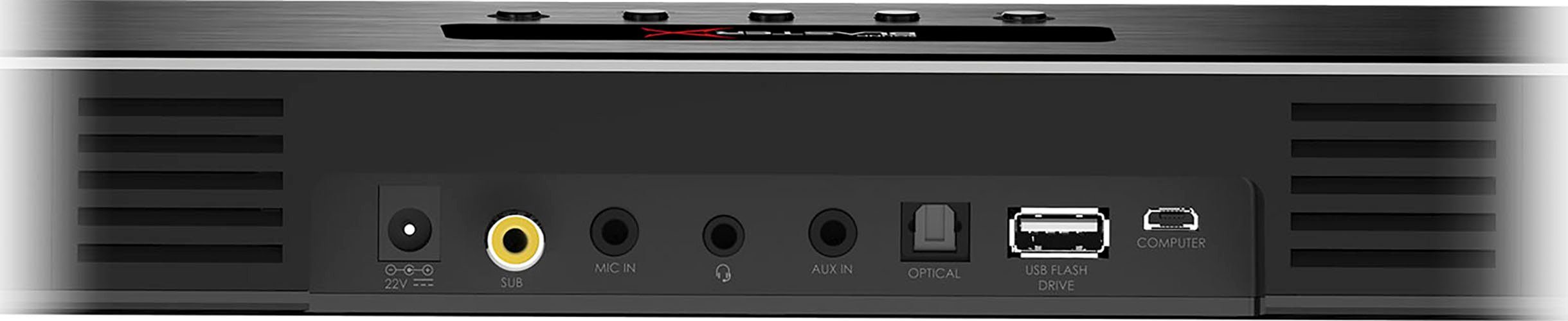 Creative Sound BlasterX Katana 2.1 Soundbar (Bluetooth, 150 W)