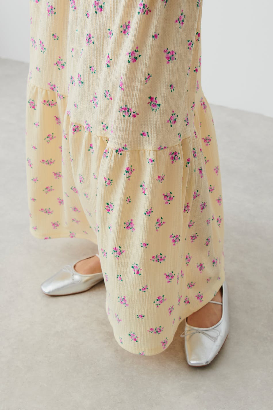 Flower maxi skirt