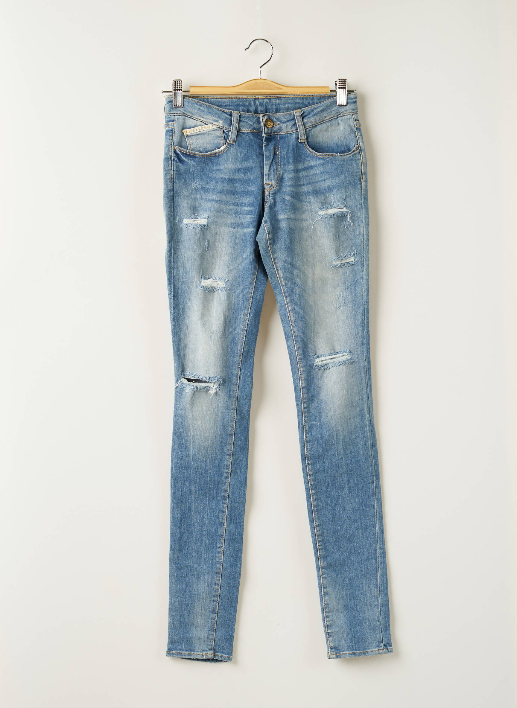 Le Temps Des Cerises Jeans Coupe Slim Fille couleur bleu