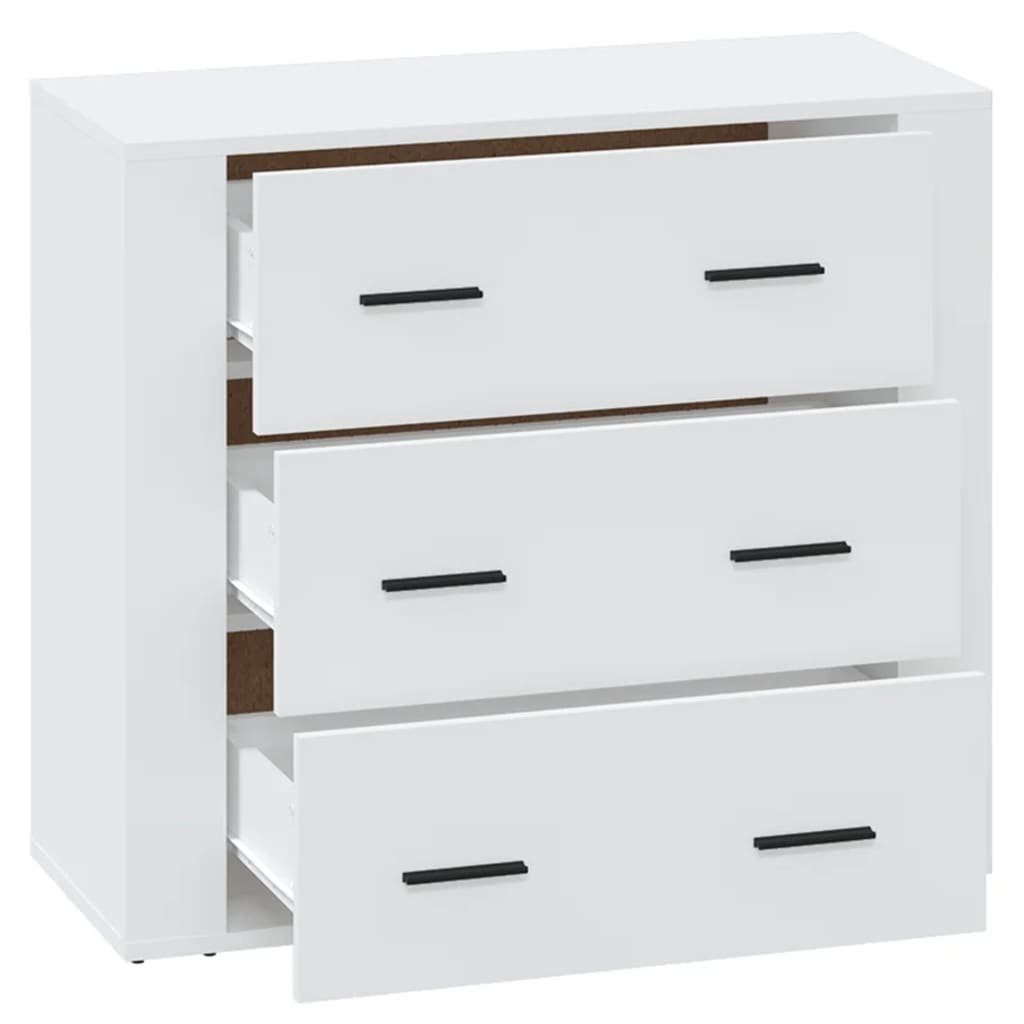 vidaXL Sideboard Sideboard Weiß 80x33x70 cm Holzwerkstoff (1 St)