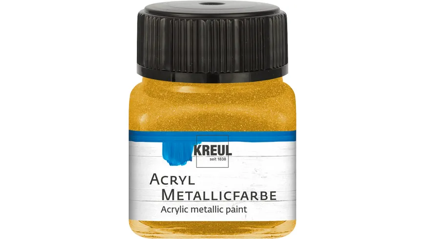 KREUL Acryl Metallicfarbe 20 ml 20 ml Gold