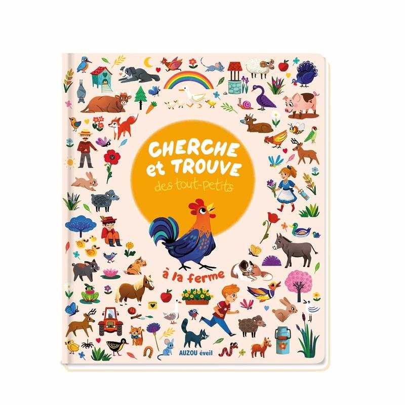 Livre Cherche et trouve des tout-petits à la ferme - Auzou