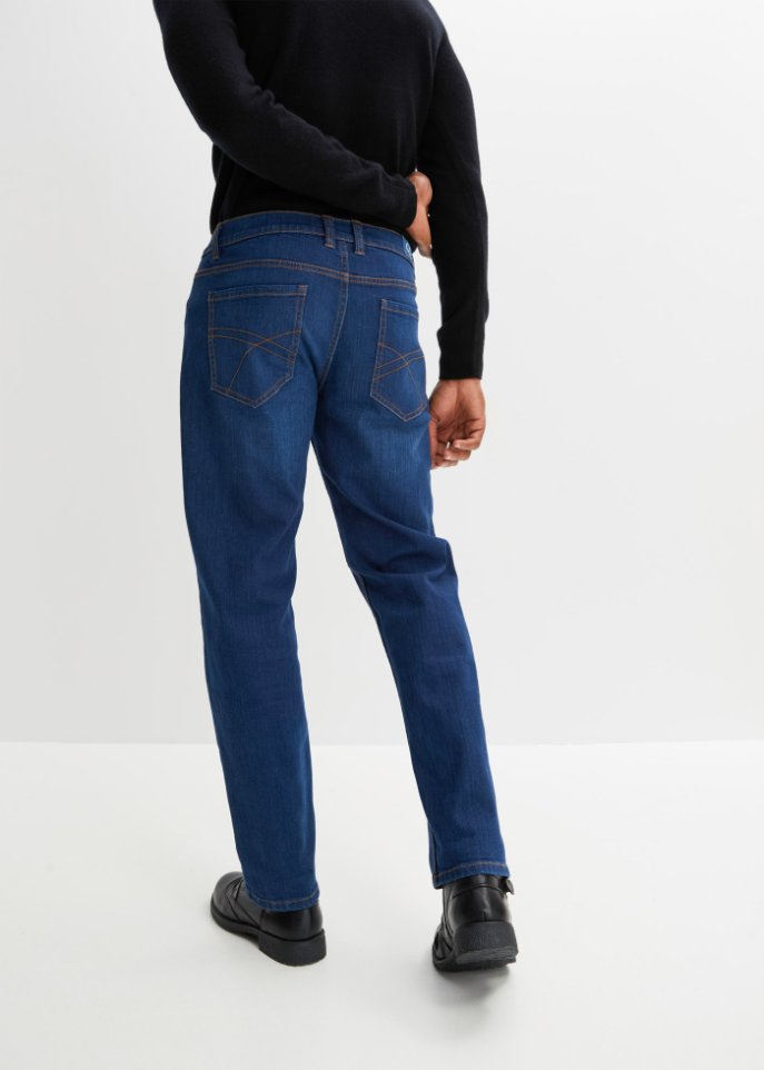 Essential Loose Fit Stretch-Jeans, Straight