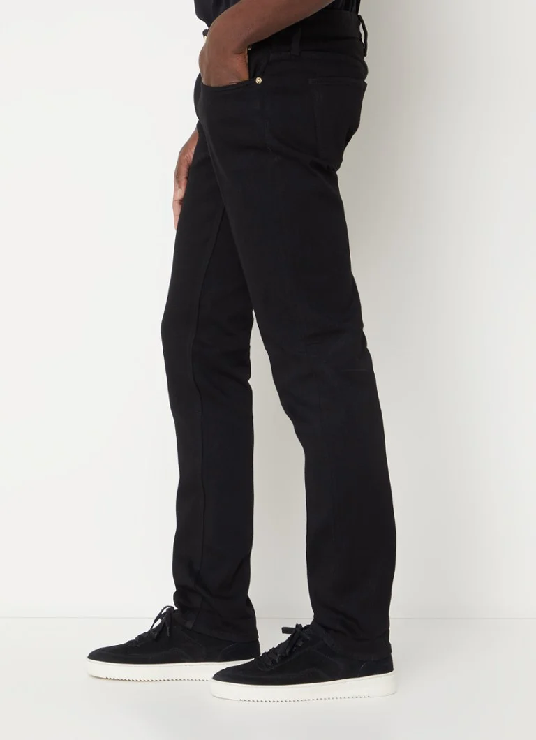 Blugi skinny Emporio Armani cu imprimeu distressed colorat