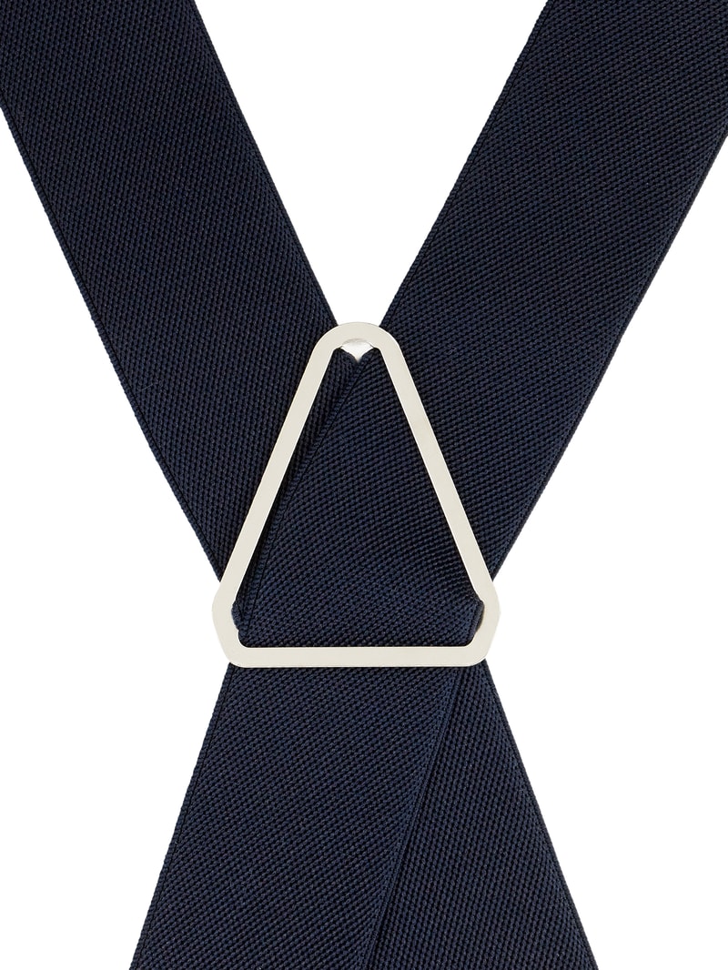 Hosenträger in X-Form in blau