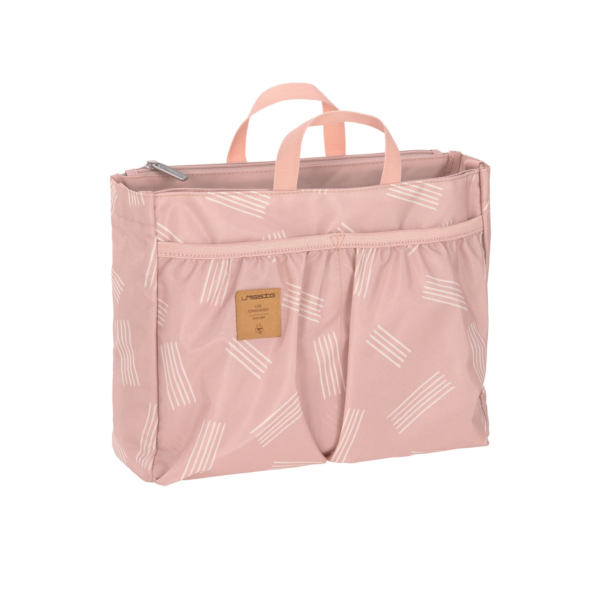 Wickeltasche - Multitalent Organizer Soft Stripes Rose, Rosa