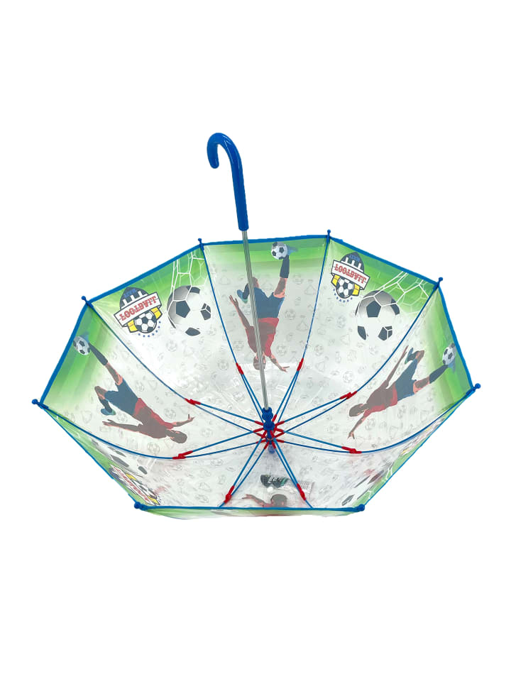 Yuhu.kids Fußball Regenschirm in Blau günstig kaufen onesize