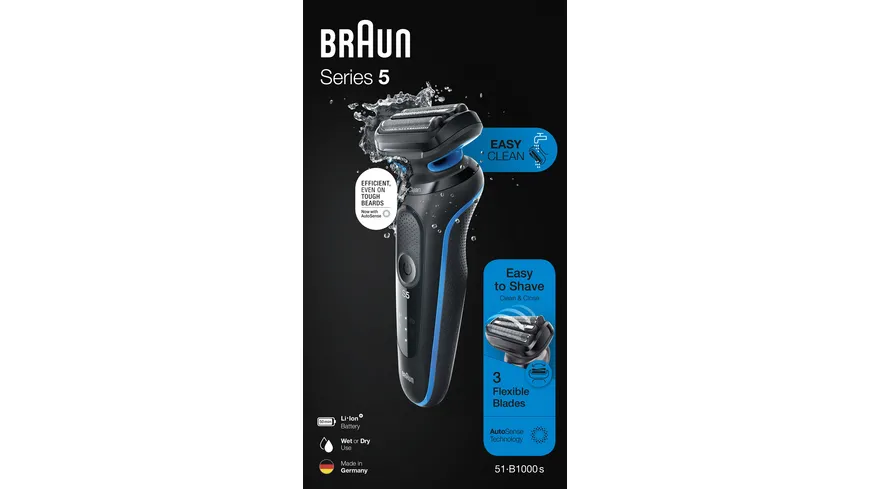 BRAUN Herrenrasierer Series 5 51-B1000s