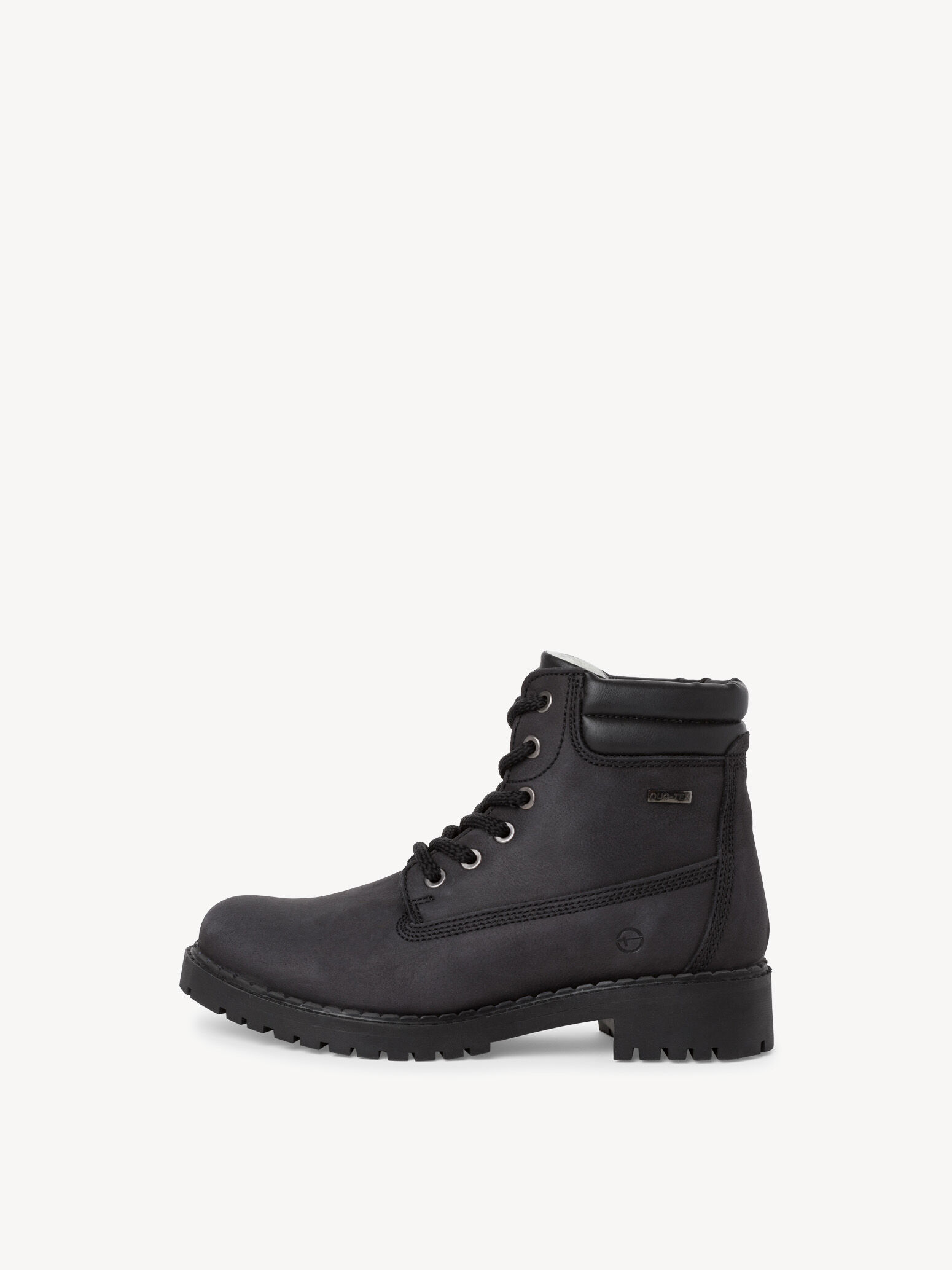 Bottine en cuir - noir doublure chaude