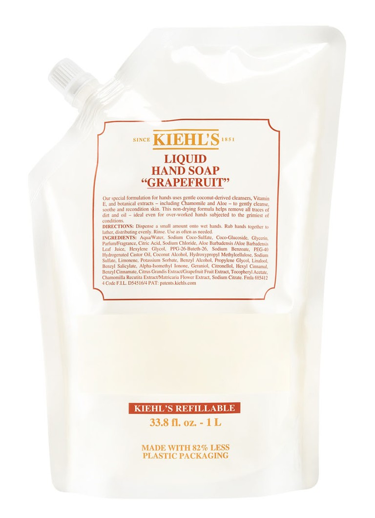Săpun lichid de mâini cu aromă de grapefruit Kiehl's - Rezervă de săpun lichid de mâini