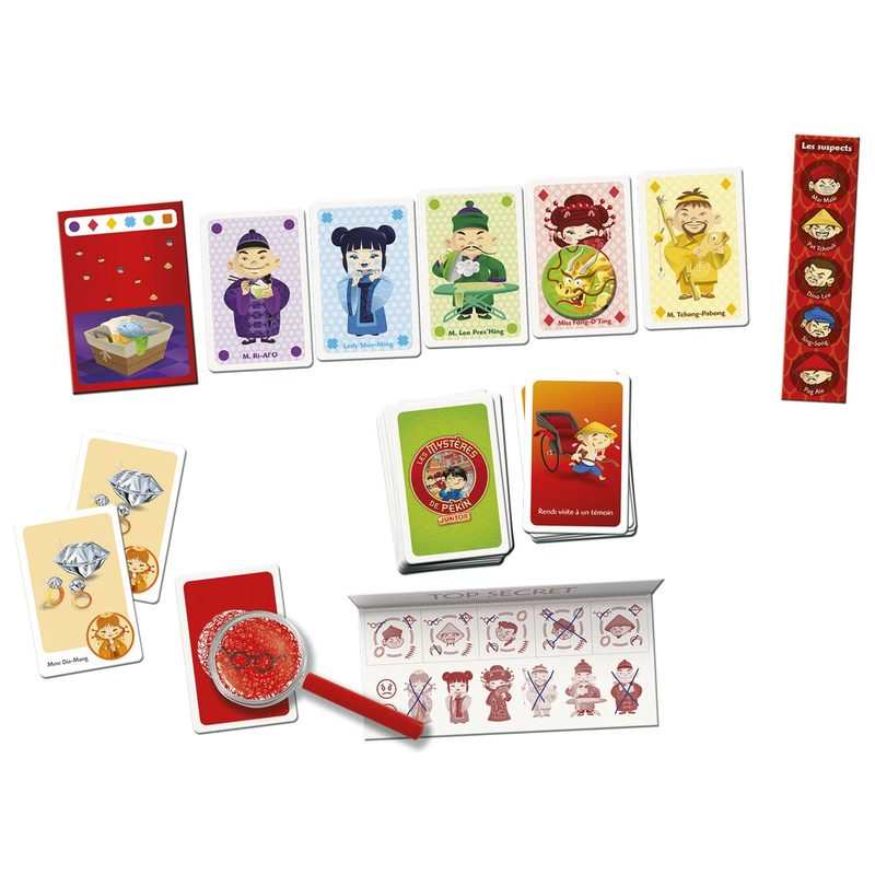 Jeu de société Les mystères de Pékin junior Lansay
