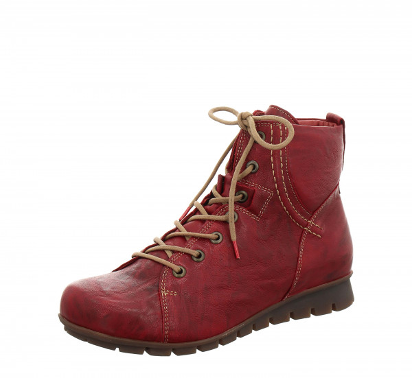 MENSCHA Schnürboots - Rosso/Kombi
