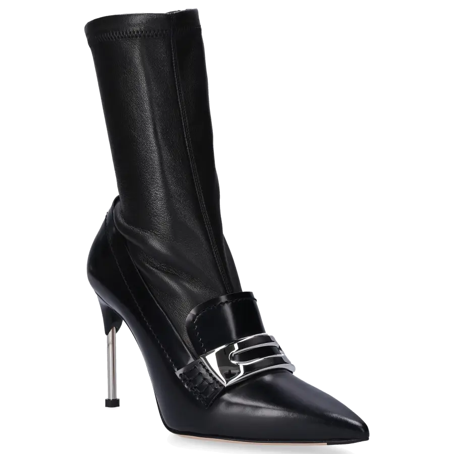 Alexander McQueen - Stiefeletten WATSON Kalbsleder - schwarz