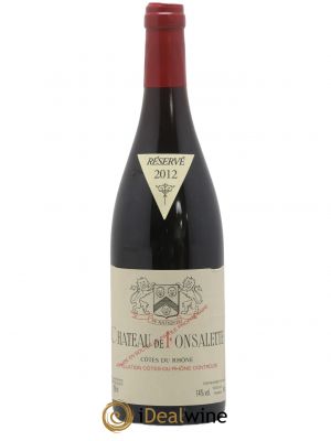 Côtes du Rhône Château de Fonsalette Emmanuel Reynaud  2012 - Lot de 1 Bouteille