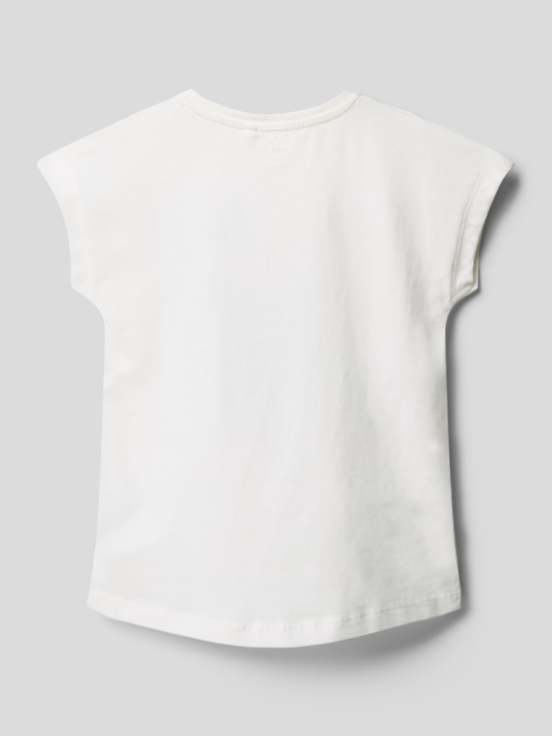 T-Shirt mit Motiv-Print Modell 'VIGEA' in weiß