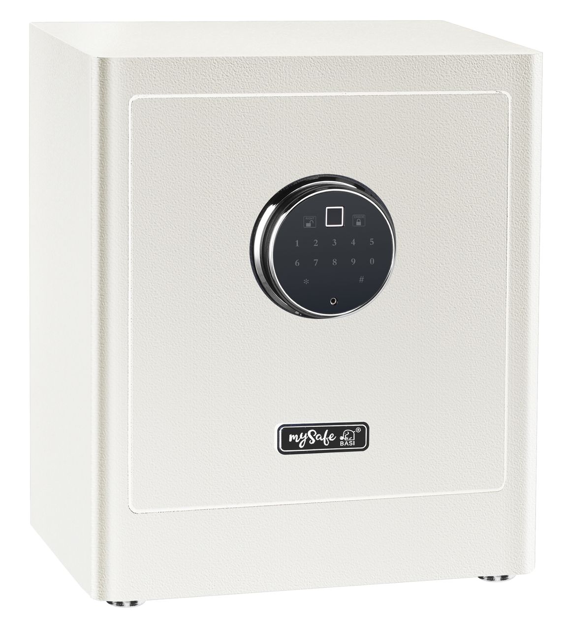 Basi Elektronik-Möbel-Tresor - mySafe Premium 350 - Code/Fingerprint - Weiß