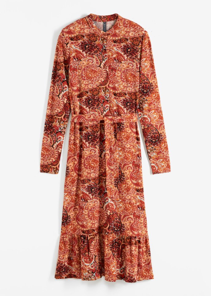 Shirtkleid mit Paisleydruck