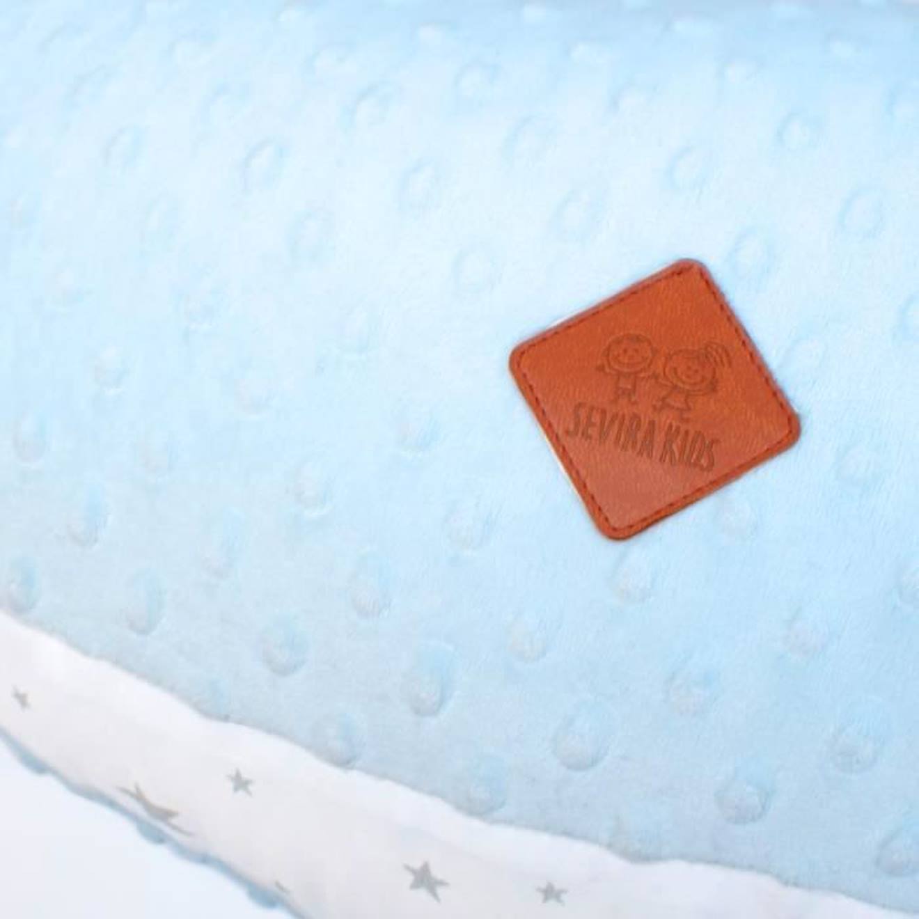 Coussin de maternité Poule, Stella Bleu 50 x 40 cm bleu