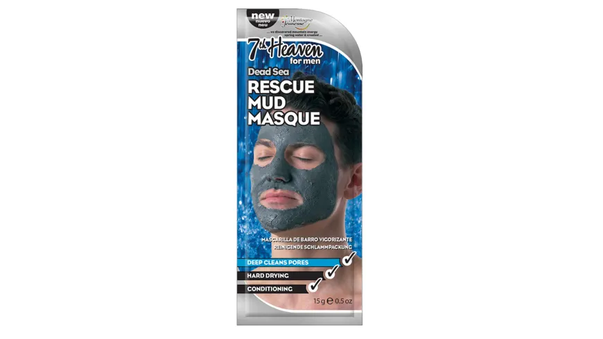 Montagne Jeunesse 7th heaven Men Schlamm-Peeling-Maske Totes Meer 15 g