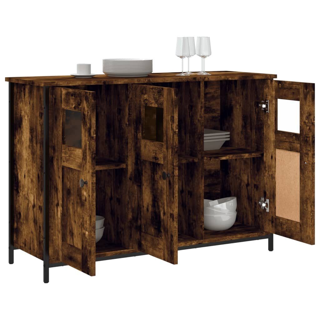 vidaXL Sideboard Sideboard Räuchereiche 100x35x70 cm Holzwerkstoff (1 St)