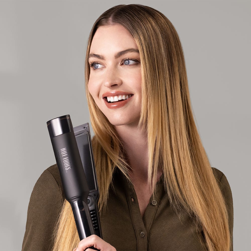 Hot Tools Pro Black Gold Steam Styler Glätteisen