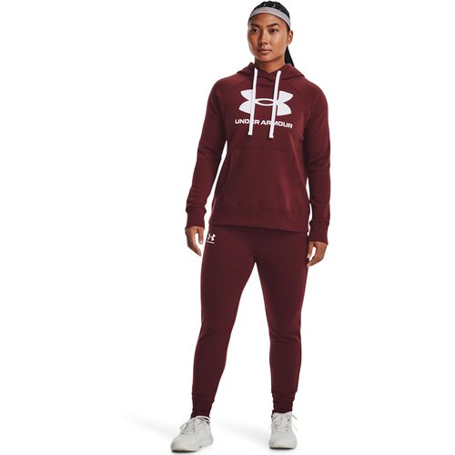 DAMEN LANGARM RIVAL FLEECE LOGO HOODIE
