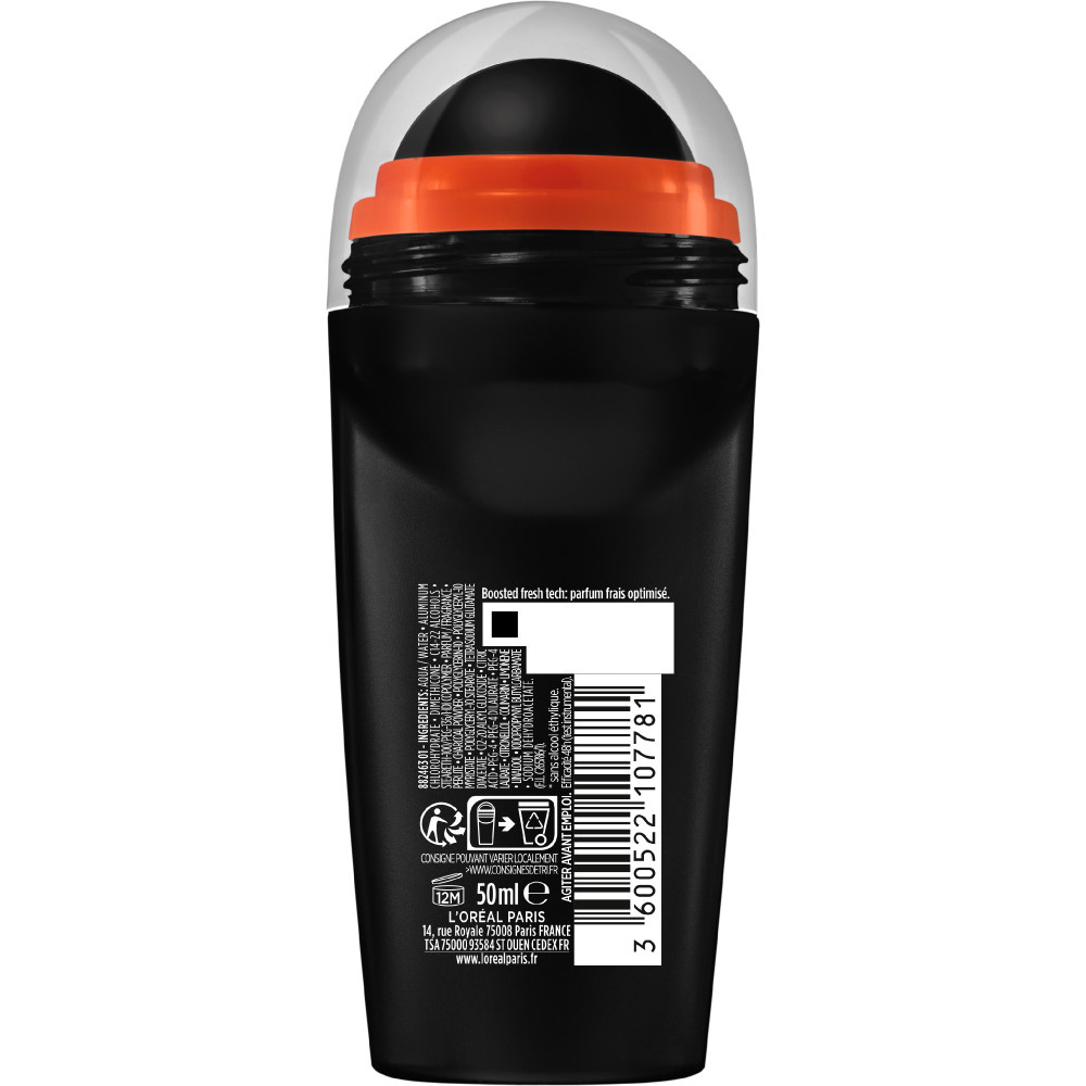 L'Oréal Paris L'Oréal Men Expert Carbon Protect Déodorant Bille 5en1 - 50ml Déodorant Bille Homme