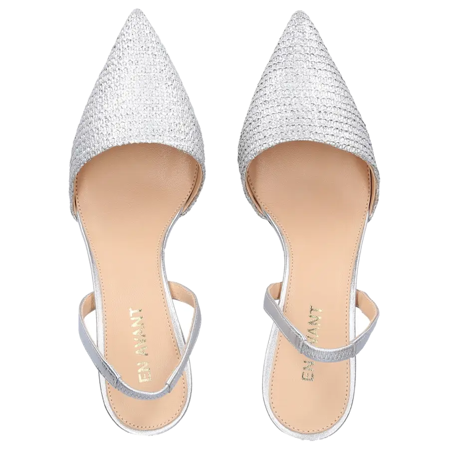 EN AVANT - Slingpumps 1046 Kalbsleder - silber