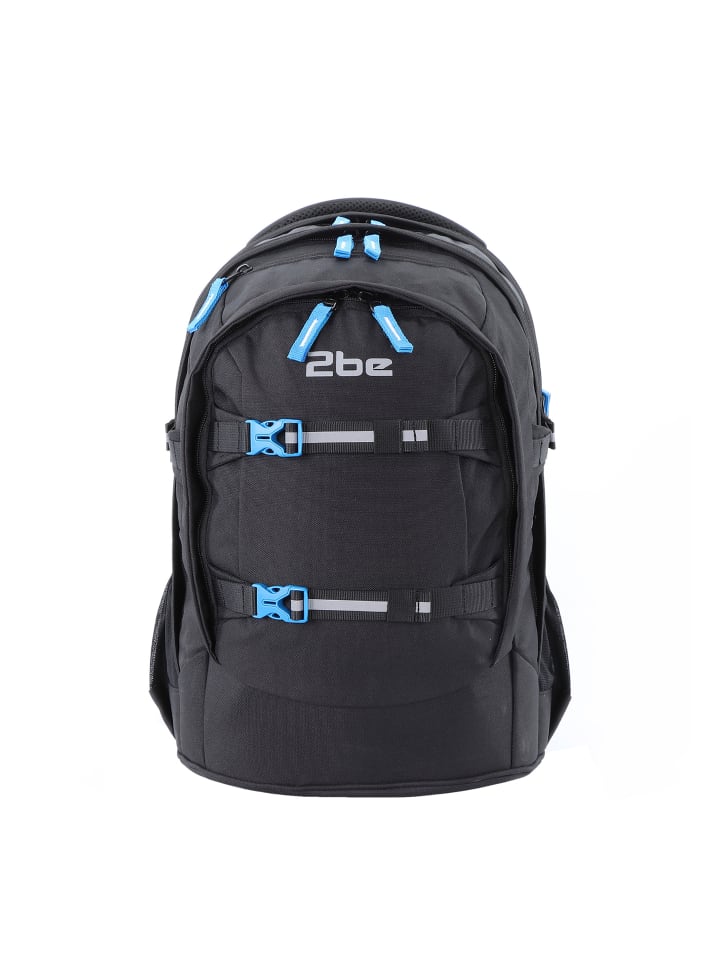 2Be Schulrucksack in schwarz günstig kaufen onesize