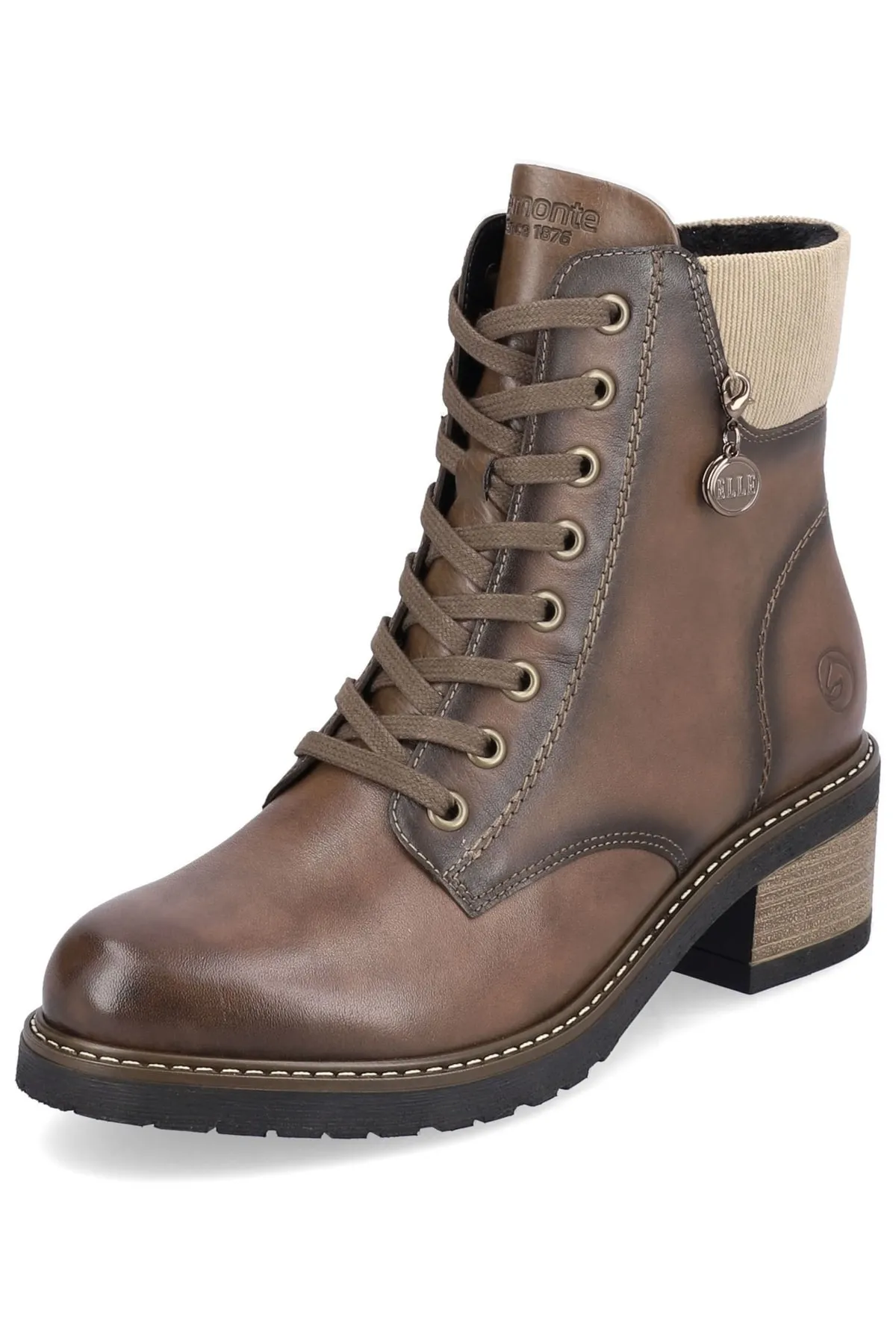Remonte  Stiefelette - Braun - Blockabsatz