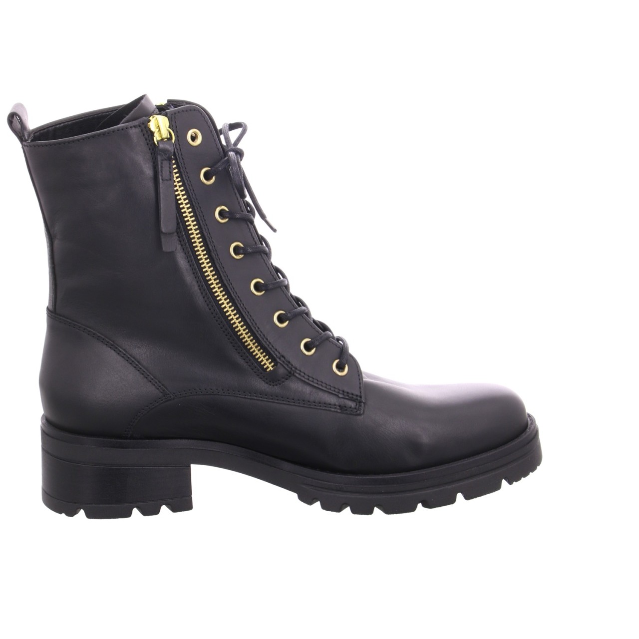 GABOR Schnür-Stiefeletten schwarz