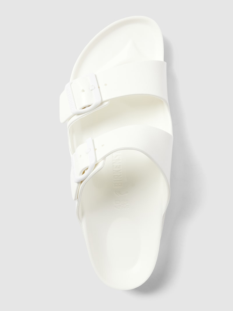 Sandalen mit Dornschließen Modell 'ARIZONA EVA' in weiß