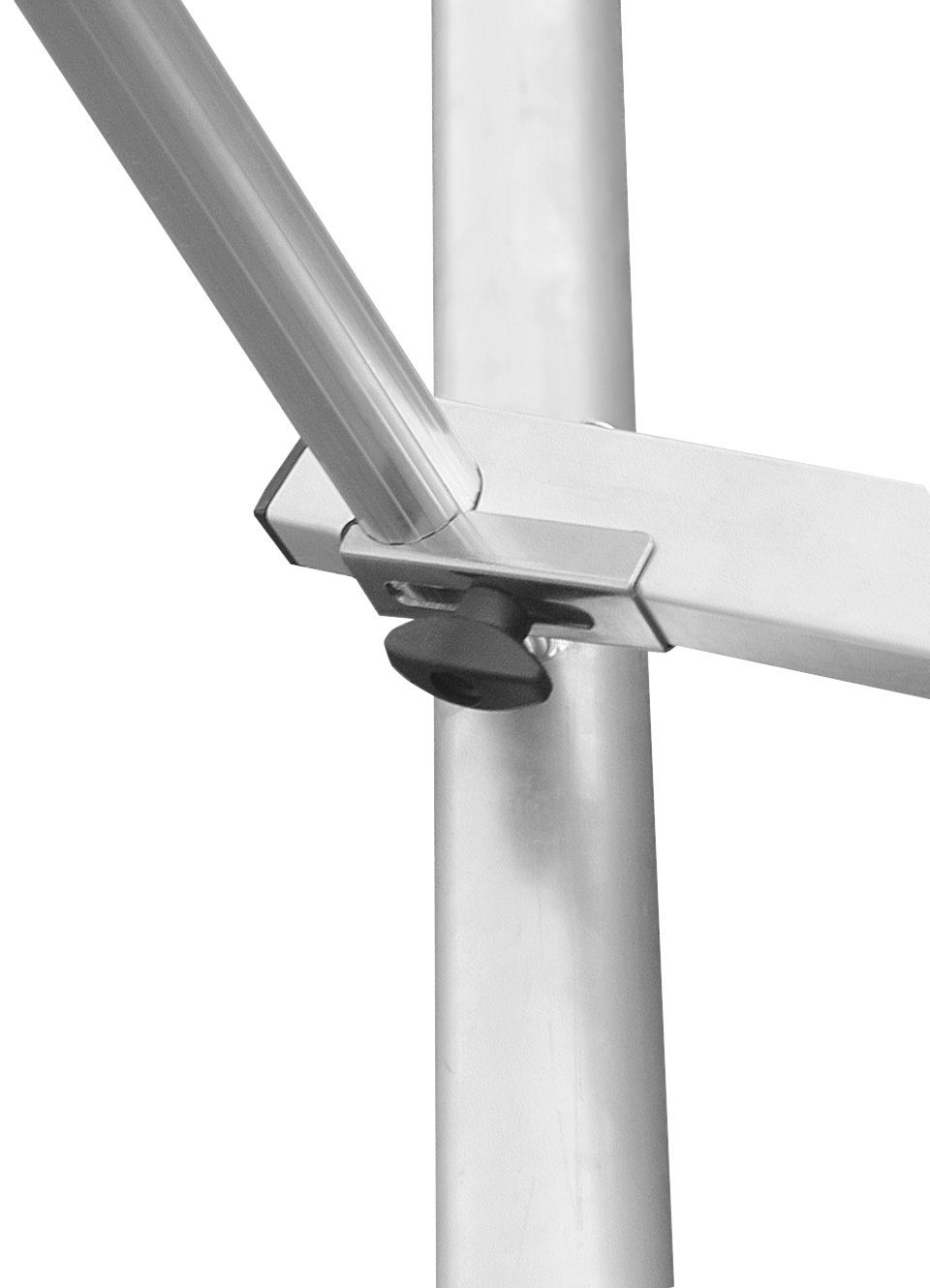 KRAUSE Arbeitsgerüst ClimTec System, (Set), Komplettgerüst, inkl. 1 Aufstockung, Arbeitshöhe: 5 Meter
