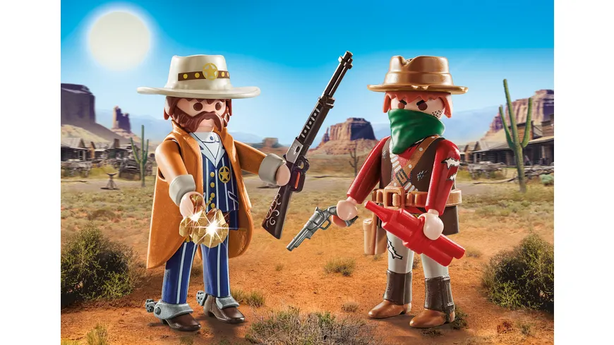 PLAYMOBIL 71508 - Western - Bandit und Sheriff