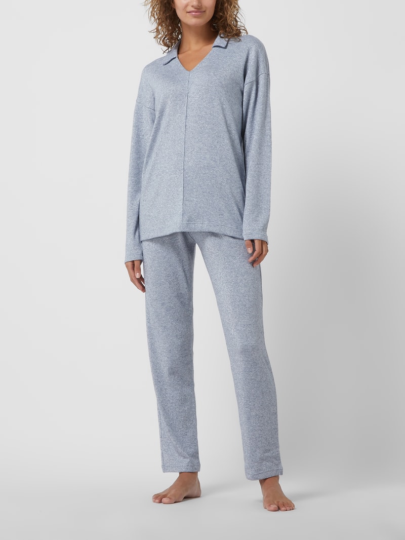 Pullover und Strickhose im Set Modell 'Perla' in hellblau