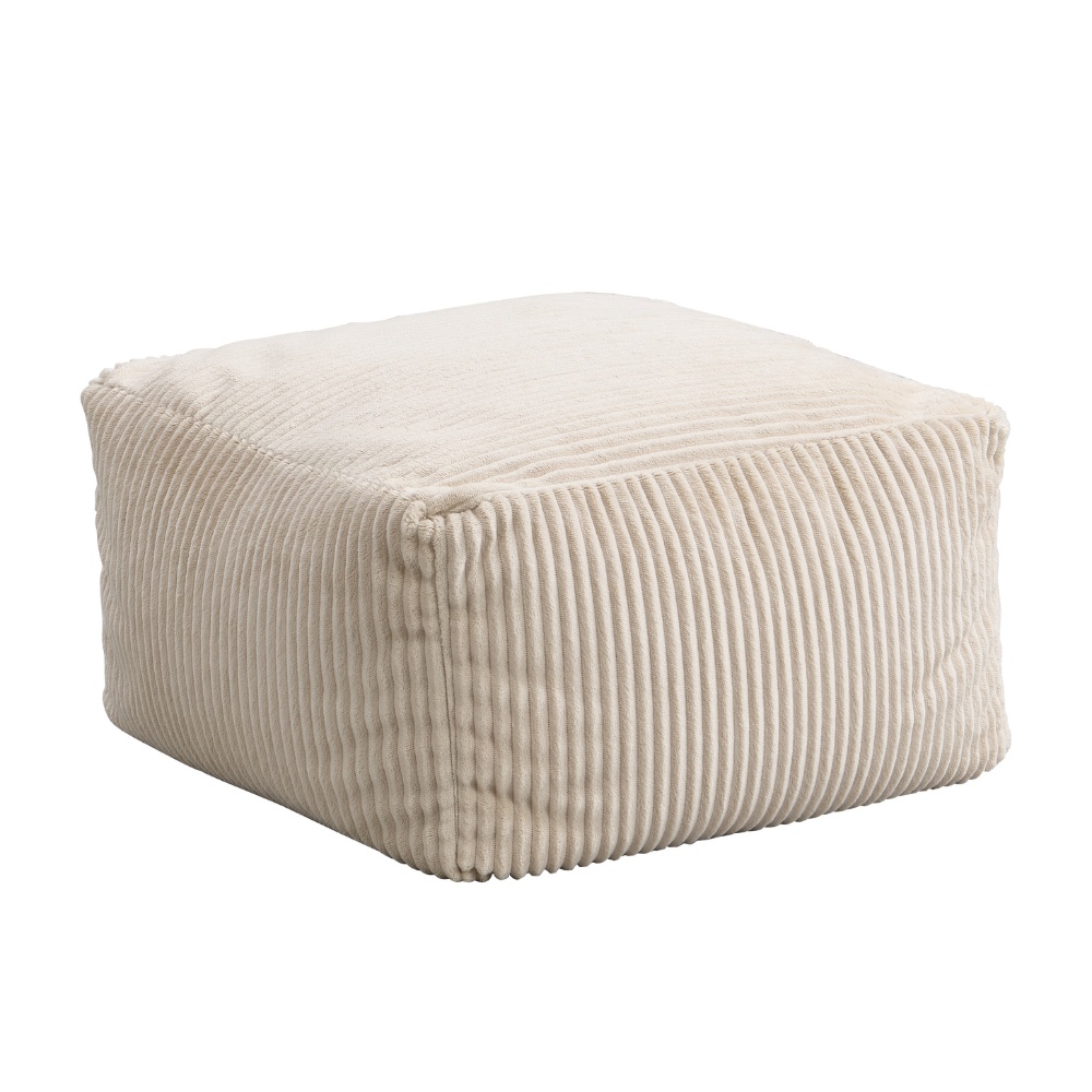 Home Deluxe Sitzsack mit Hocker COZY – Beige