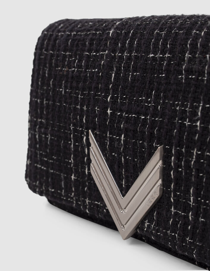 Le 111 CROSBY STREET noir façon tweed Femme