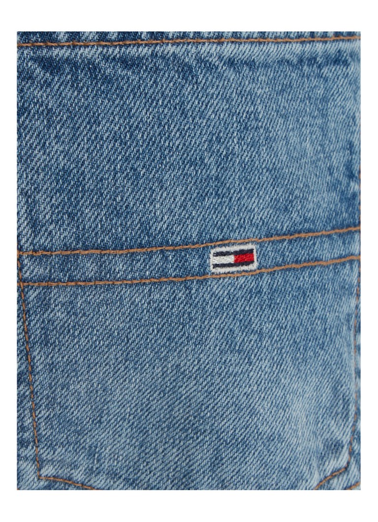 Blugi evazați cu talie medie Tommy Hilfiger, decolorare medie