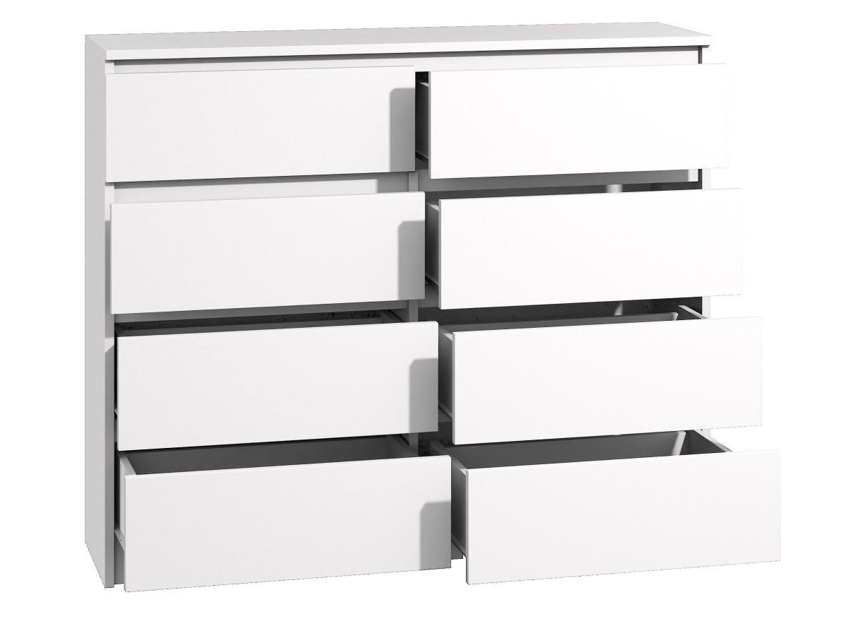 pressiode Hochkommode Kommode mit 8 Schubladen Sideboard Anrichte holz
